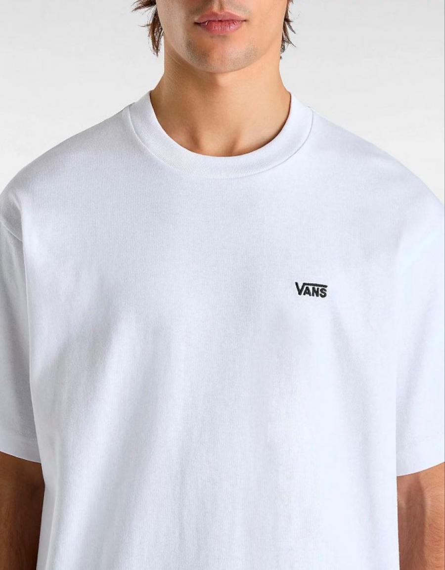 CAMISETA VANS LEFT CHEST II LOOSE SS en color Blanco