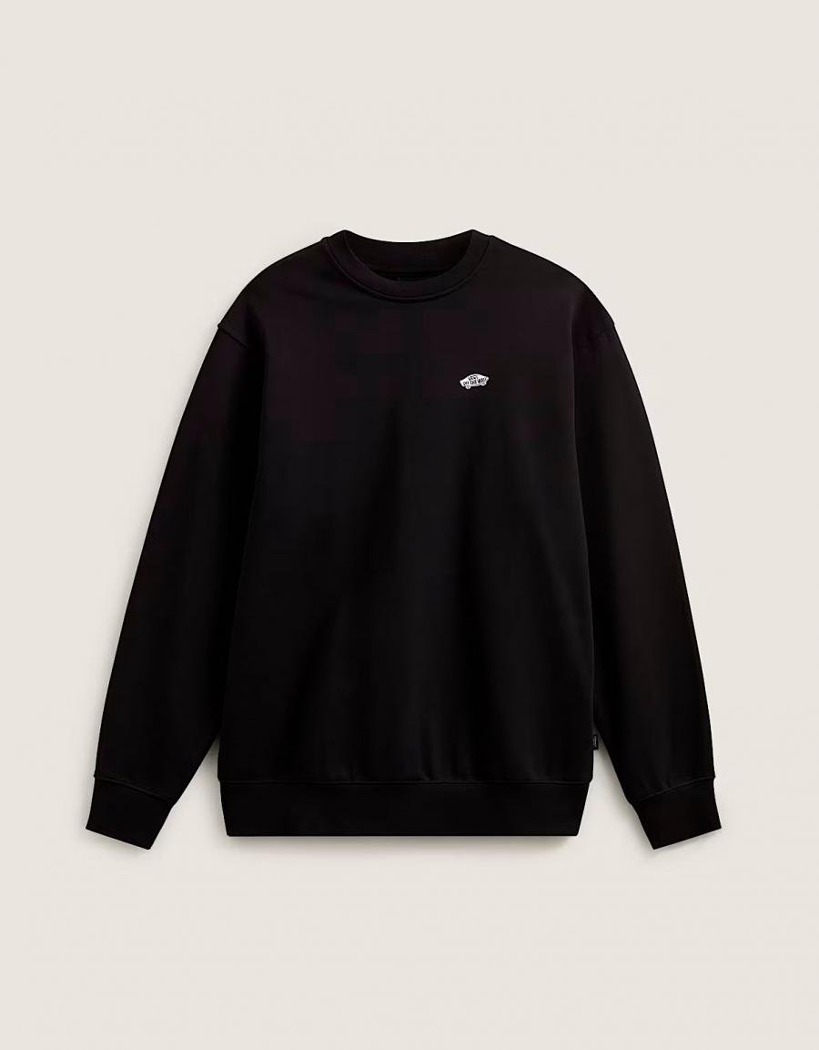 SUDADERA VANS STYLE 76 LOOSE FT CREW en color Negro