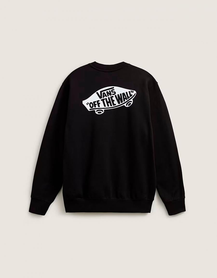 SUDADERA VANS STYLE 76 LOOSE FT CREW en color Negro