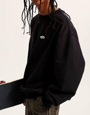 SUDADERA VANS STYLE 76 LOOSE FT CREW en color Negro