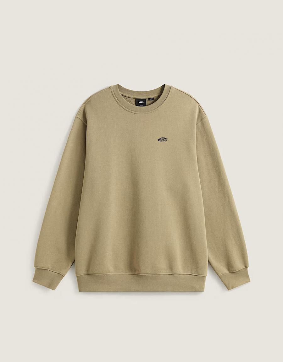 SUDADERA VANS STYLE 76 LOOSE FT CREW en color Kaki