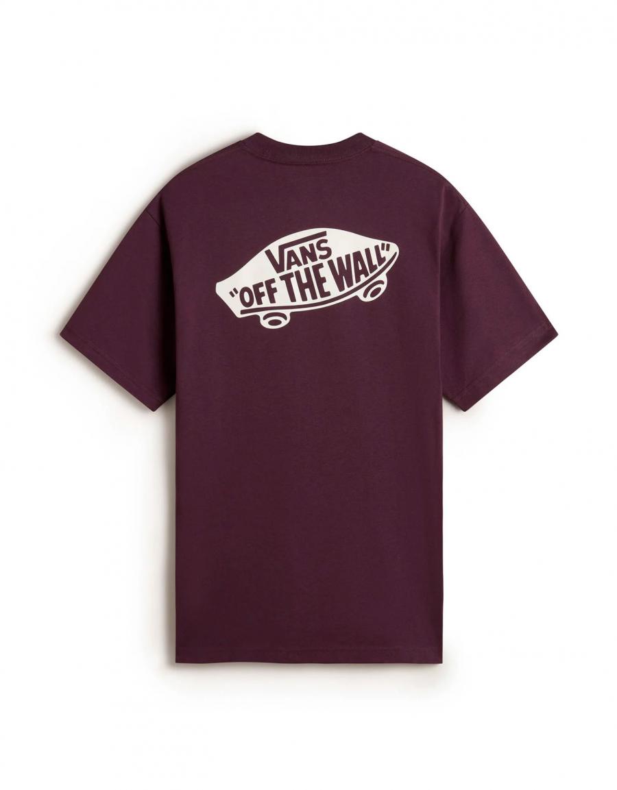 CAMISETA VANS STYLE 76 II LOOSE SS TEE en color Burdeos