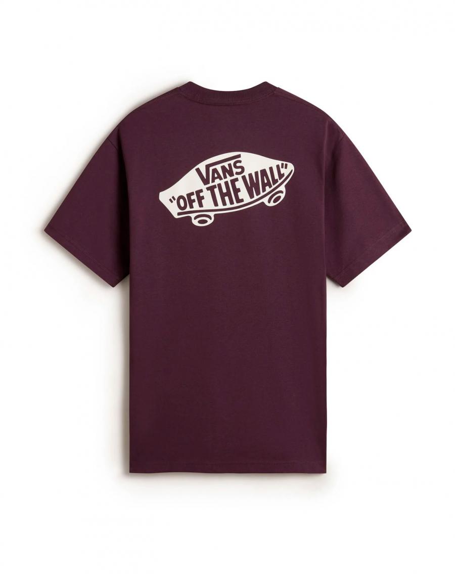 CAMISETA VANS STYLE 76 II LOOSE SS TEE en color Burdeos