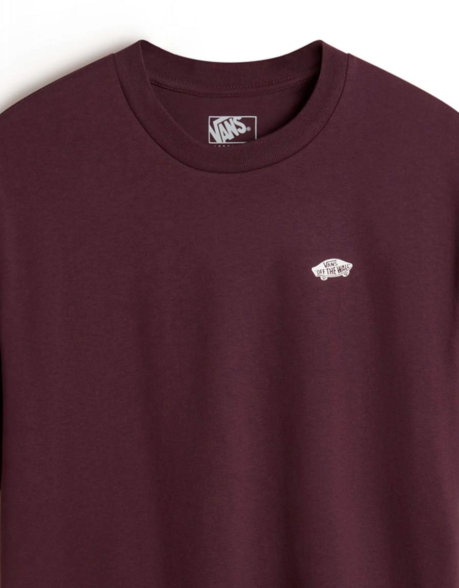 CAMISETA VANS STYLE 76 II LOOSE SS TEE en color Burdeos