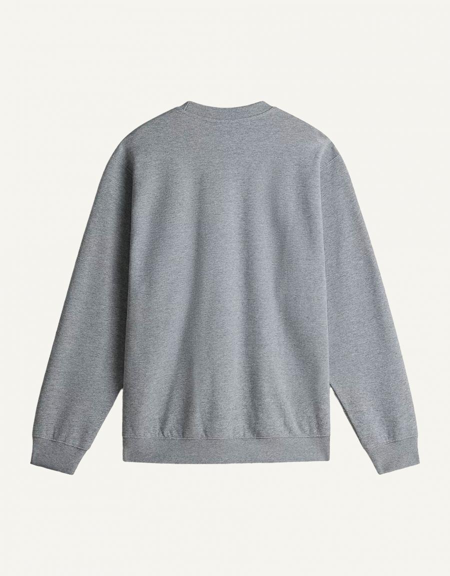 SUDADERA VANS SPRAY ON LOOSE CREW en color Gris