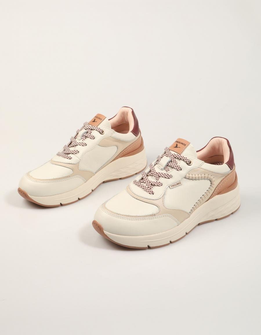 ZAPATILLAS PIKOLINOS CUENCA W6A-6674C1 en color Hielo