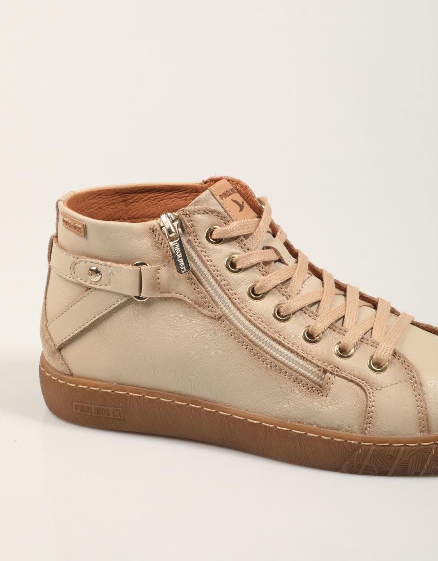 BOTINES PIKOLINOS LANZAROTE W7B-8868C1 en color Hielo