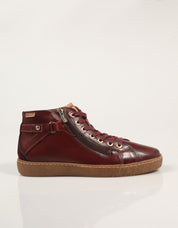 BOTINES PIKOLINOS LANZAROTE W7B-8868C1 en color Burdeos