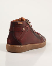 BOTINES PIKOLINOS LANZAROTE W7B-8868C1 en color Burdeos