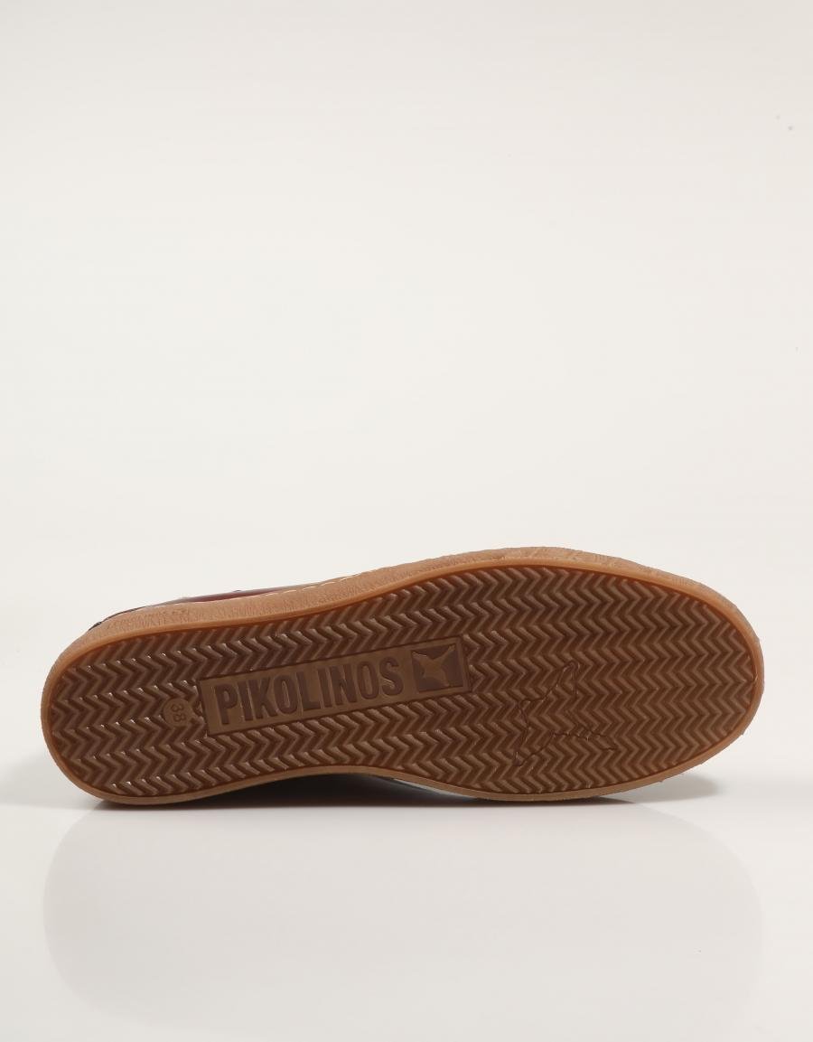 BOTINES PIKOLINOS LANZAROTE W7B-8868C1 en color Burdeos