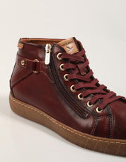 BOTINES PIKOLINOS LANZAROTE W7B-8868C1 en color Burdeos