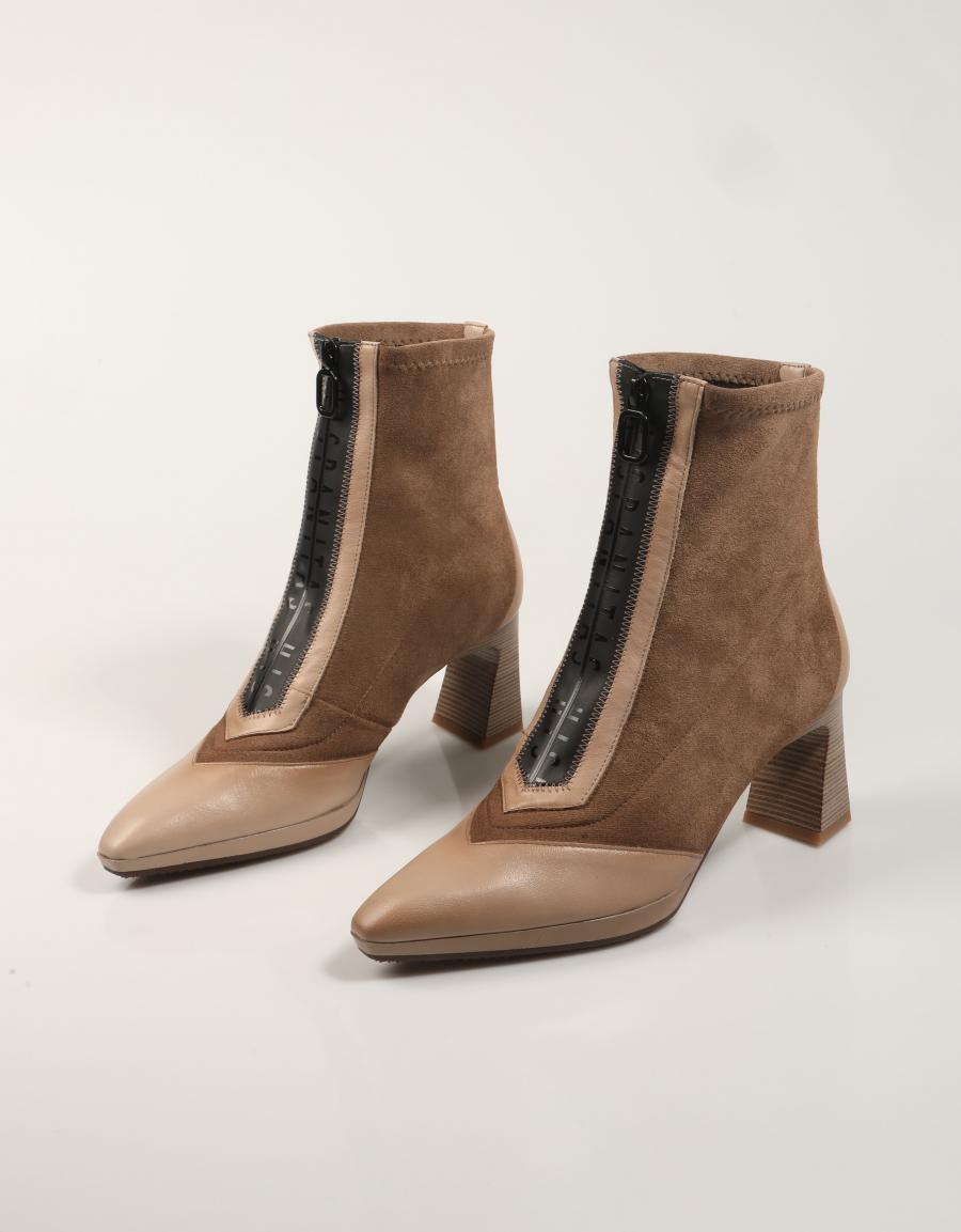 BOTINES HISPANITAS CHI254186 en color Taupe