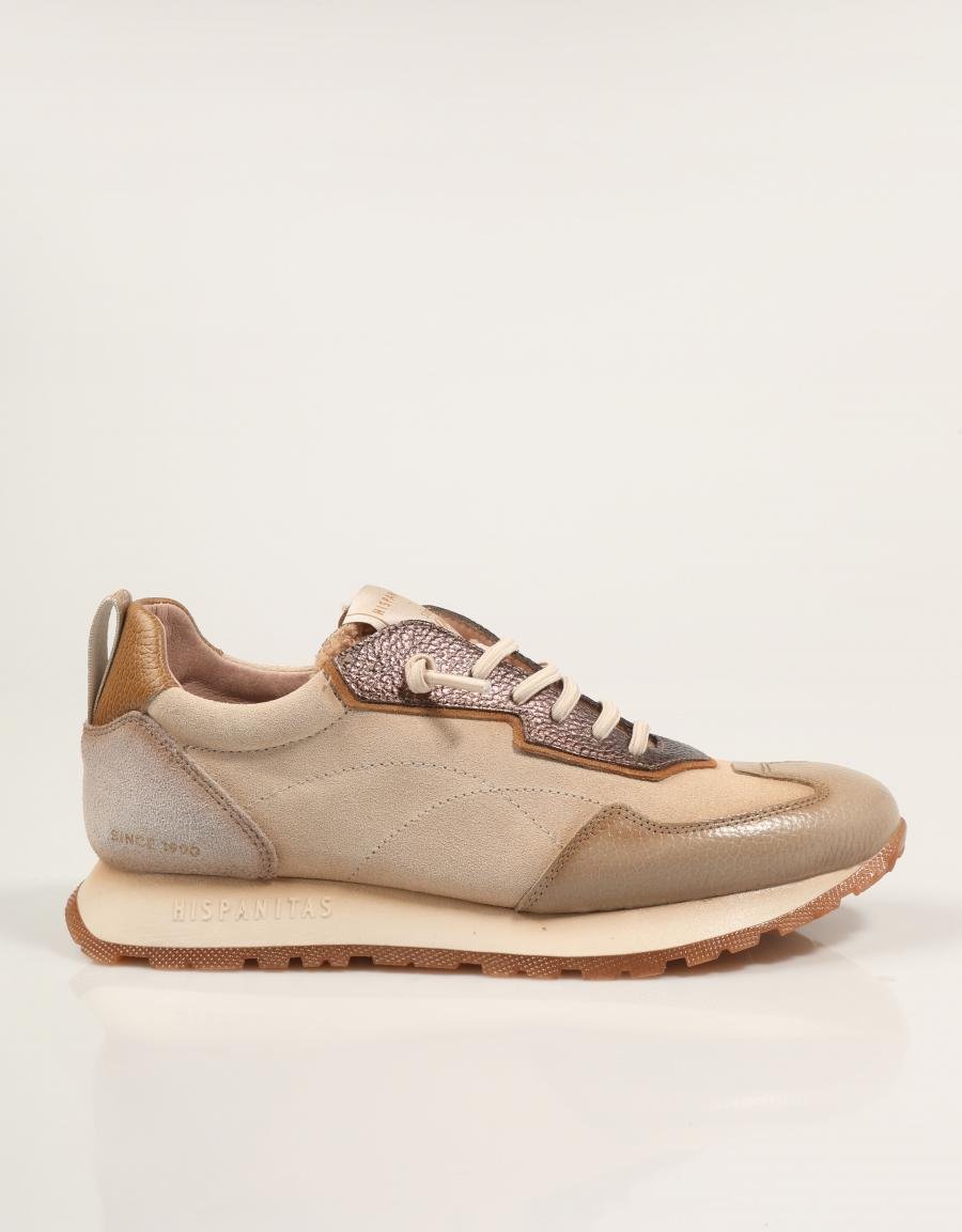ZAPATILLAS HISPANITAS CHI254312 en color Beige