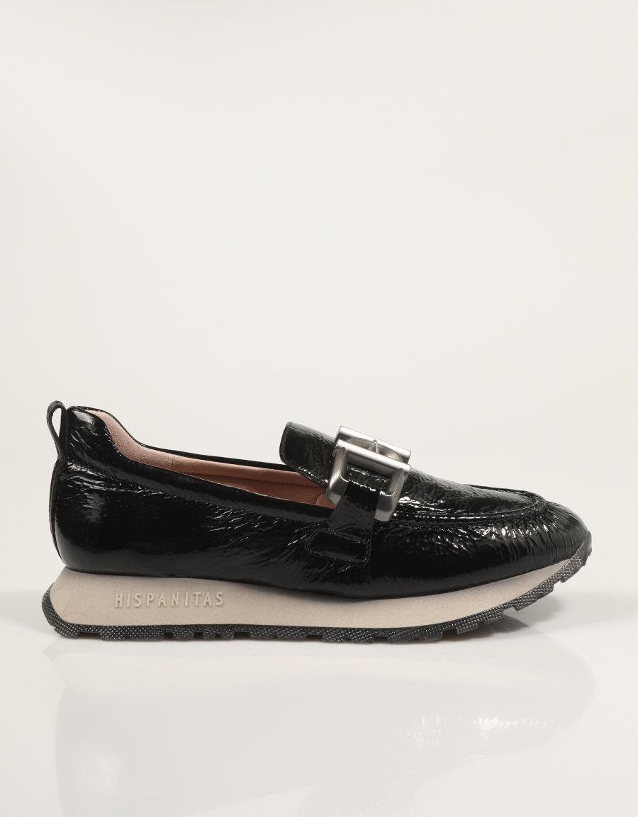 ZAPATOS HISPANITAS KANSAS I25 HI254386 C004 ROCK en color Negro