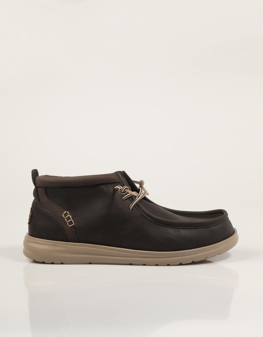 ZAPATOS DUDE WALLY MID GRIP R en color Marron