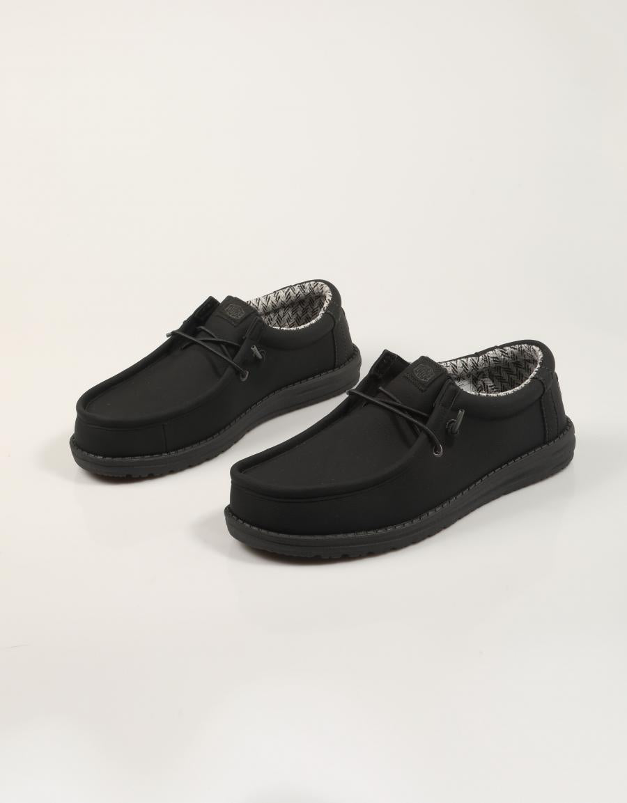 ZAPATOS DUDE WALLY CLASSIC en color Negro