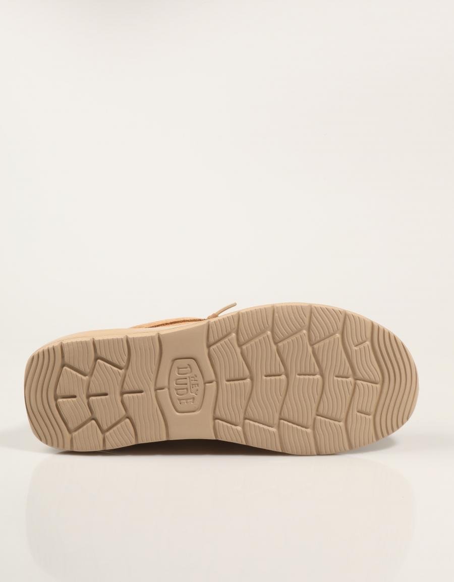 ZAPATOS DUDE WALLY CONF SUEDE en color Cuero