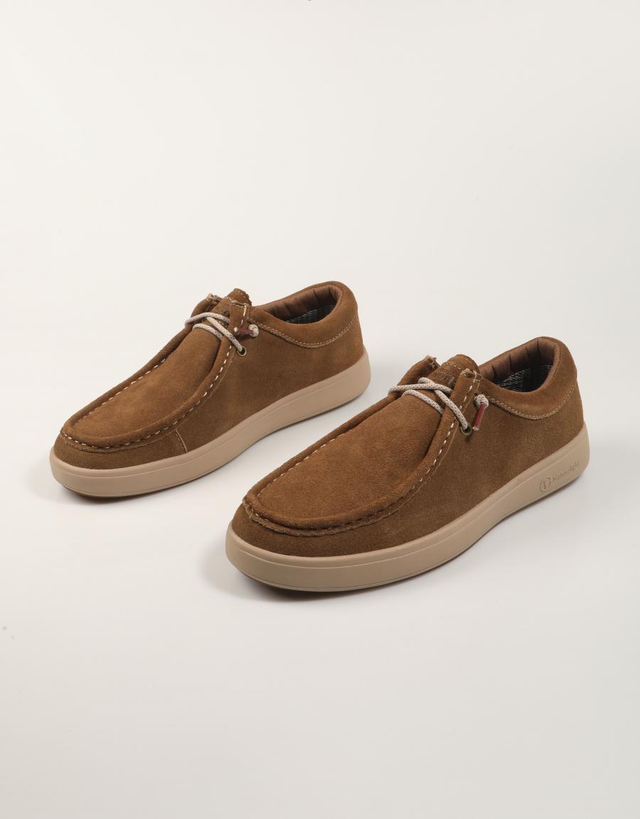 ZAPATOS NATURAL WORLD MAZAMA en color Beige