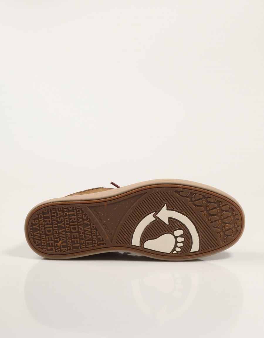 ZAPATOS NATURAL WORLD MAZAMA en color Beige