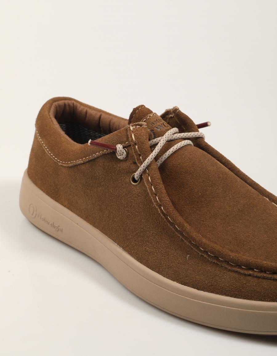 ZAPATOS NATURAL WORLD MAZAMA en color Beige