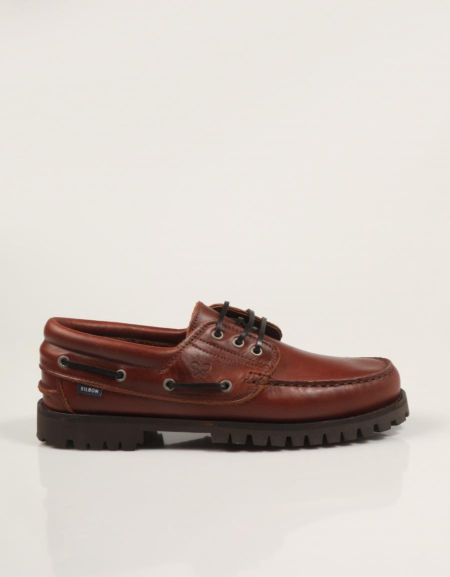 ZAPATOS SILBON 130025 en color Cuero