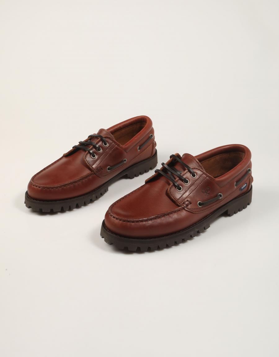 ZAPATOS SILBON 130025 en color Cuero