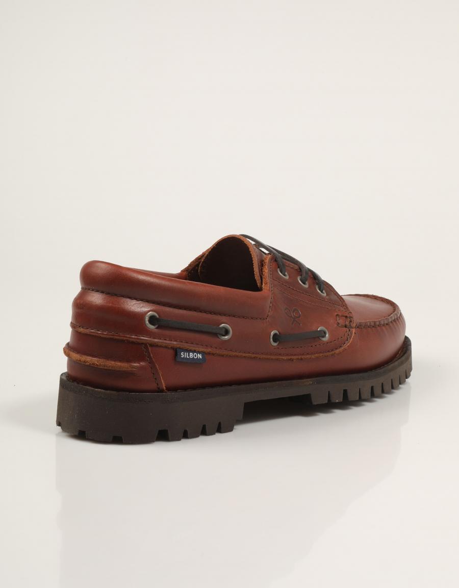 ZAPATOS SILBON 130025 en color Cuero