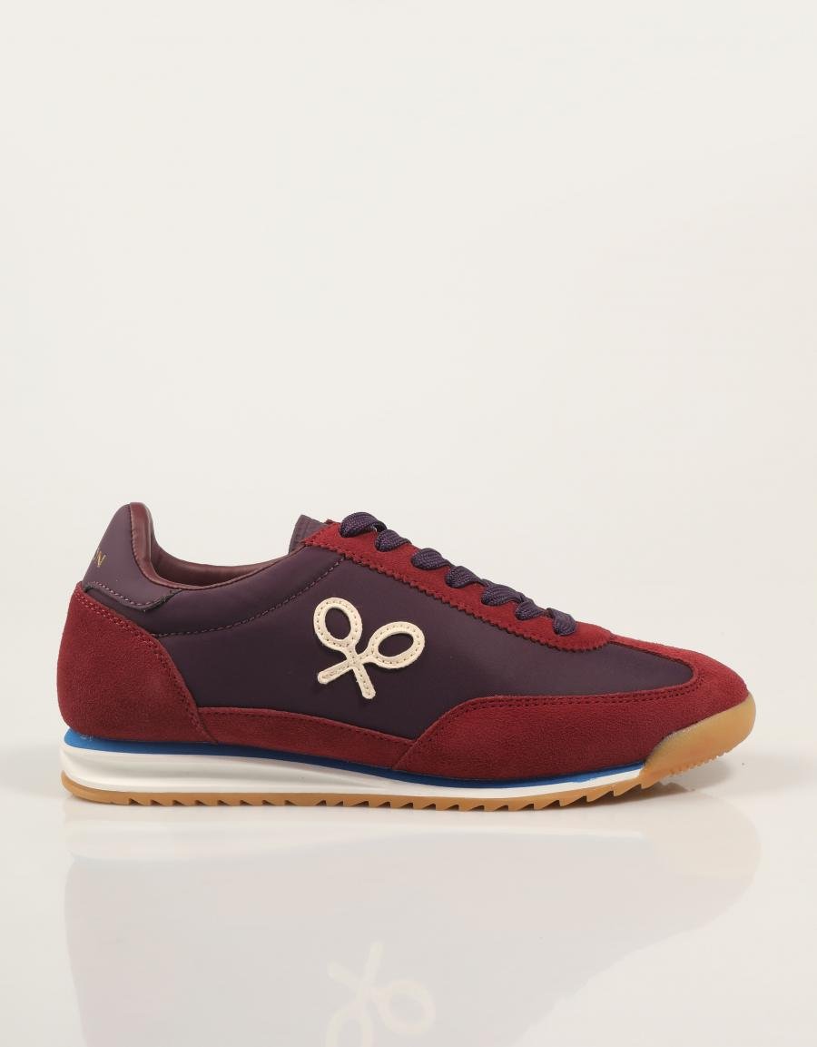 ZAPATILLAS SILBON 000149 en color Burdeos