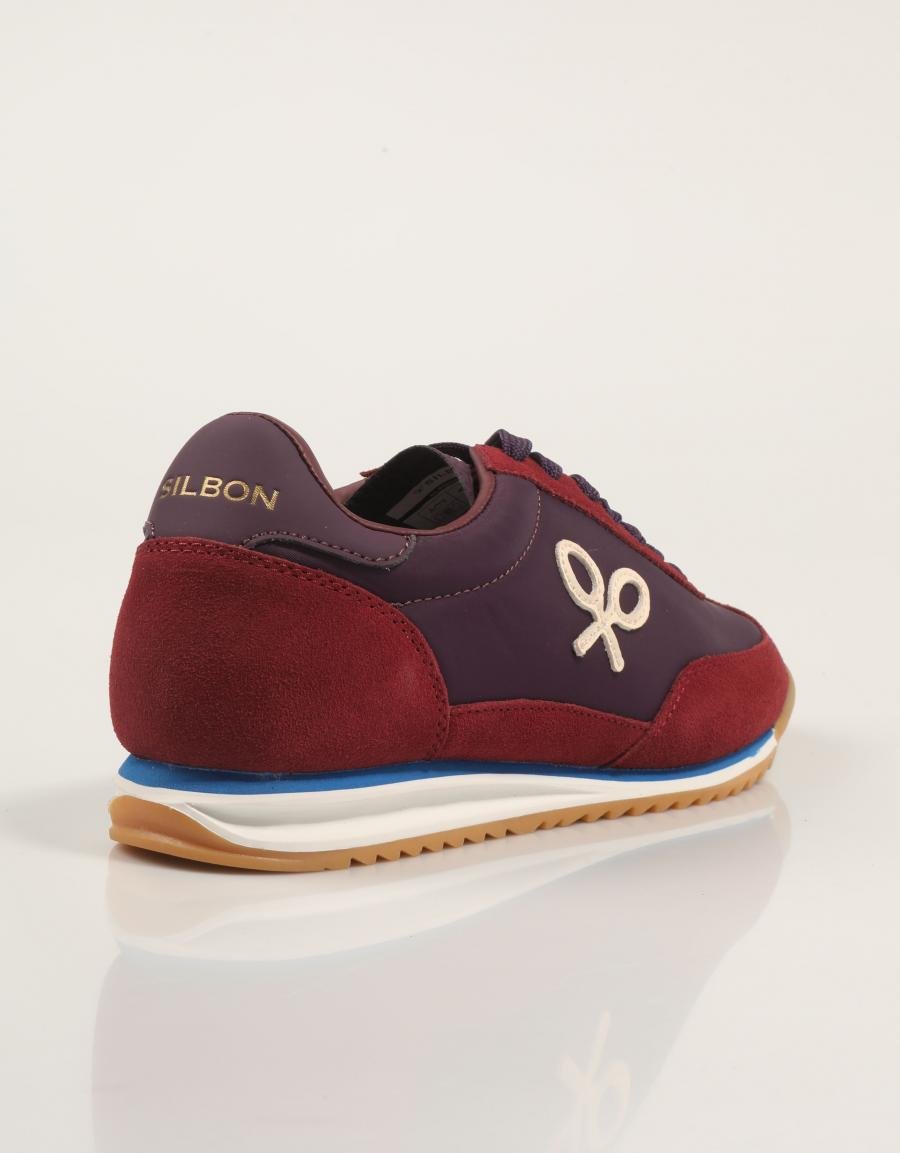 ZAPATILLAS SILBON 000149 en color Burdeos