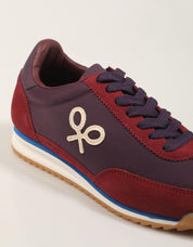 ZAPATILLAS SILBON 000149 en color Burdeos