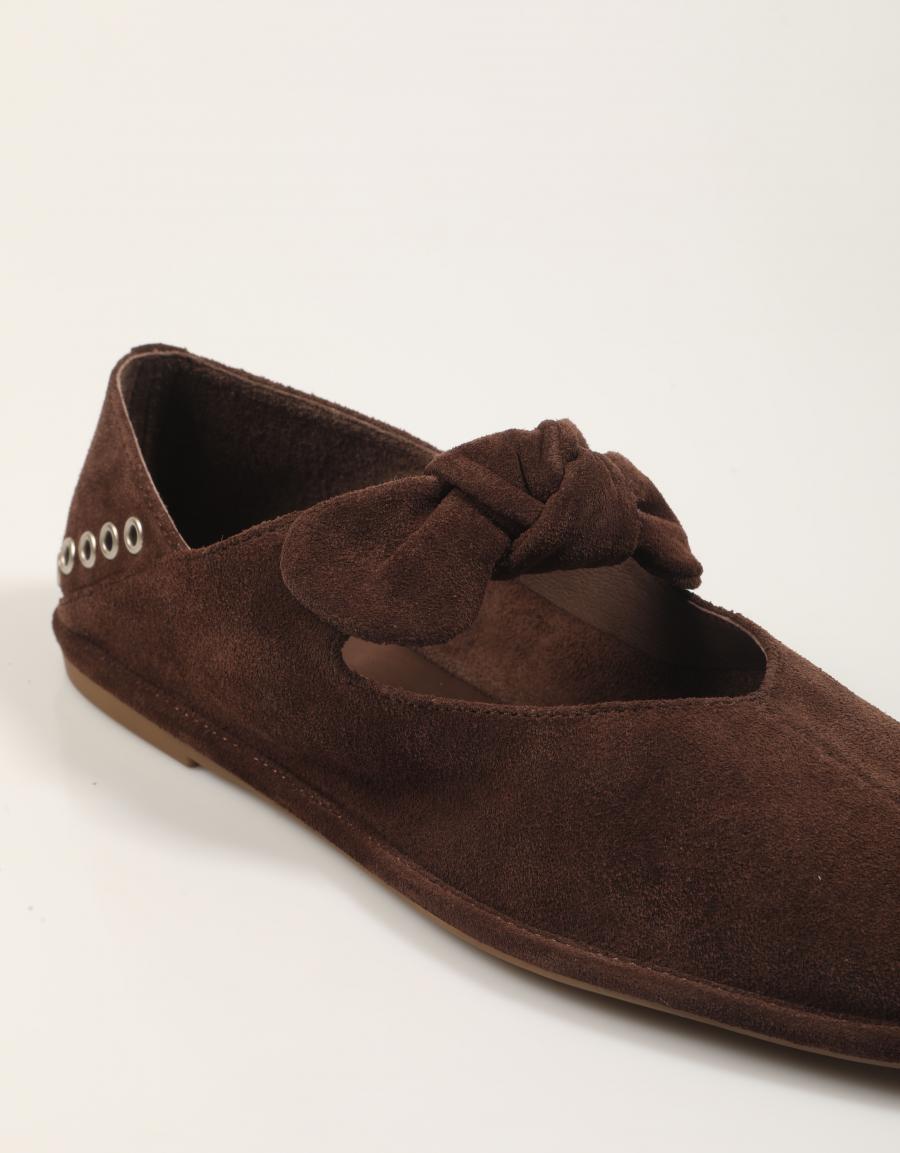 TOP SA773, ZAPATOS Marron Serraje 89214 – Mayka