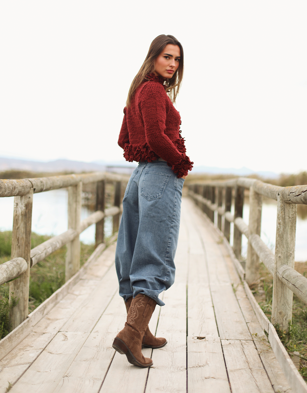 BOTAS TOP 3 SS820 en color Taupe