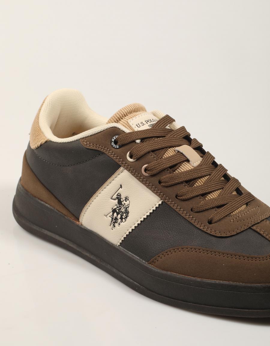 ZAPATILLAS US POLO ASSN CAMPY 004A en color Marron