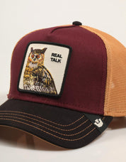 GORRA GOORIN BROS TRICOLOR OWL 101-2338-MULTI en color Burdeos