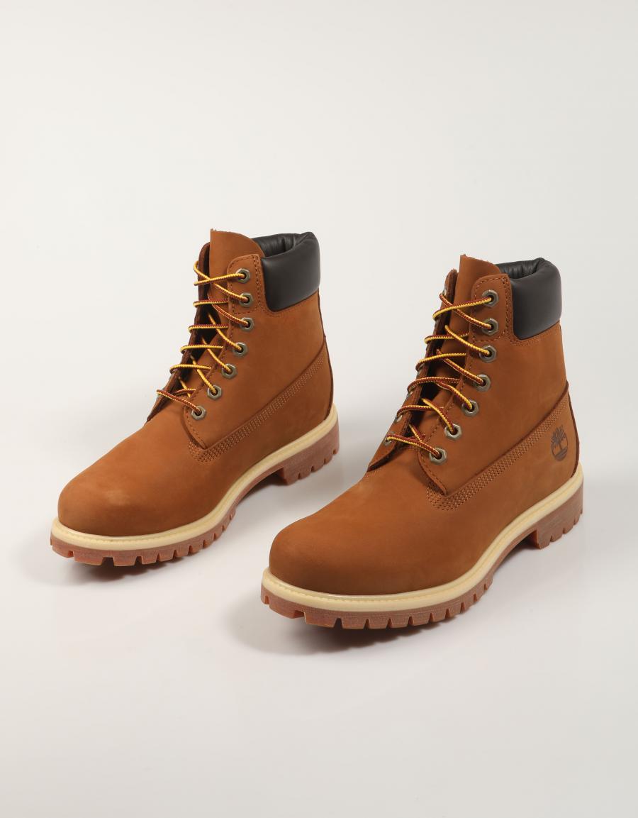 BOTINES TIMBERLAND PREMIUM 6 INCH LACE UP WATERPROO en color Amarillo
