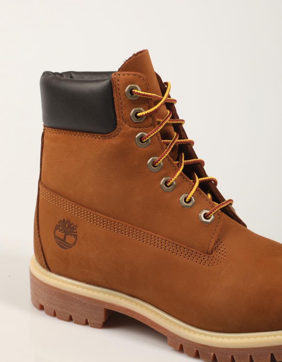 BOTINES TIMBERLAND PREMIUM 6 INCH LACE UP WATERPROO en color Amarillo