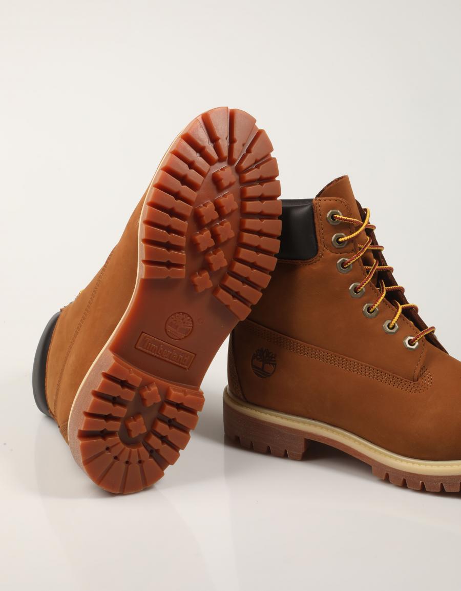 BOTINES TIMBERLAND PREMIUM 6 INCH LACE UP WATERPROO en color Amarillo