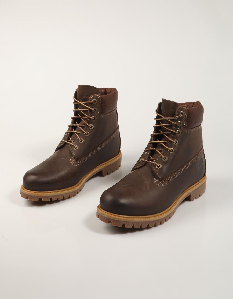 BOTINES TIMBERLAND PREMIUM 6 INCH LACE UP WATERPROO en color Amarillo