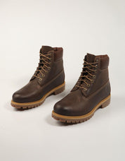 BOTINES TIMBERLAND PREMIUM 6 INCH LACE UP WATERPROO en color Amarillo