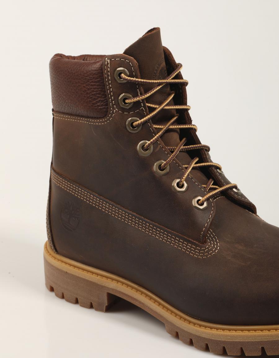 BOTINES TIMBERLAND PREMIUM 6 INCH LACE UP WATERPROO en color Amarillo