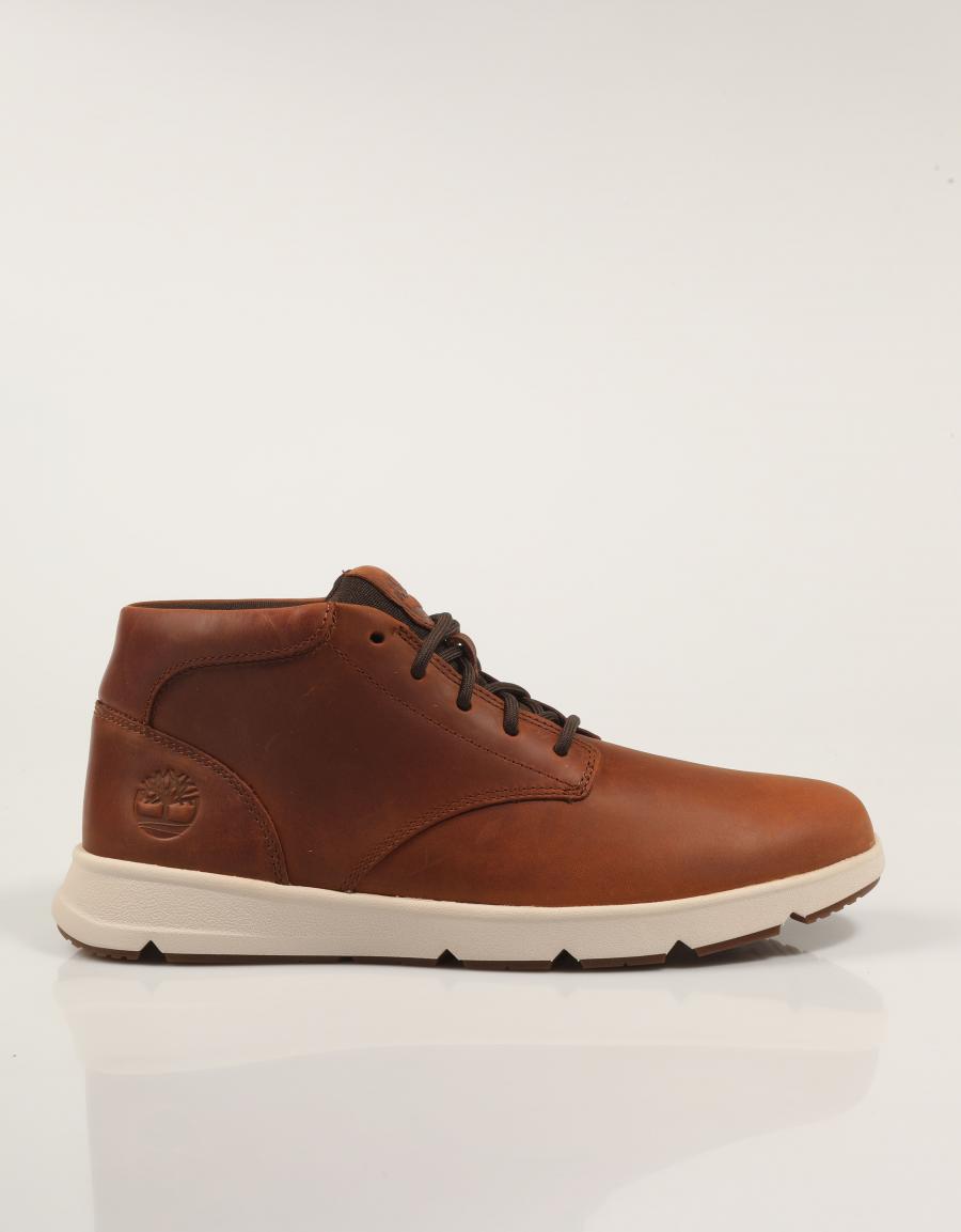 ZAPATOS TIMBERLAND PARKER STREET MID LACE SNEAKER en color Marron