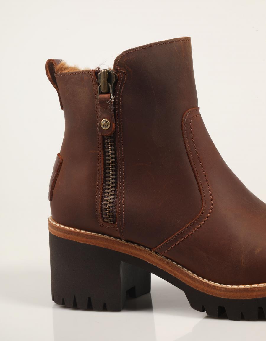 BOTINES PANAMA JACK PAULINE B9 en color Cuero