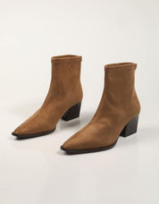 BOTINES MISS ELASTIC 078151 en color Cuero