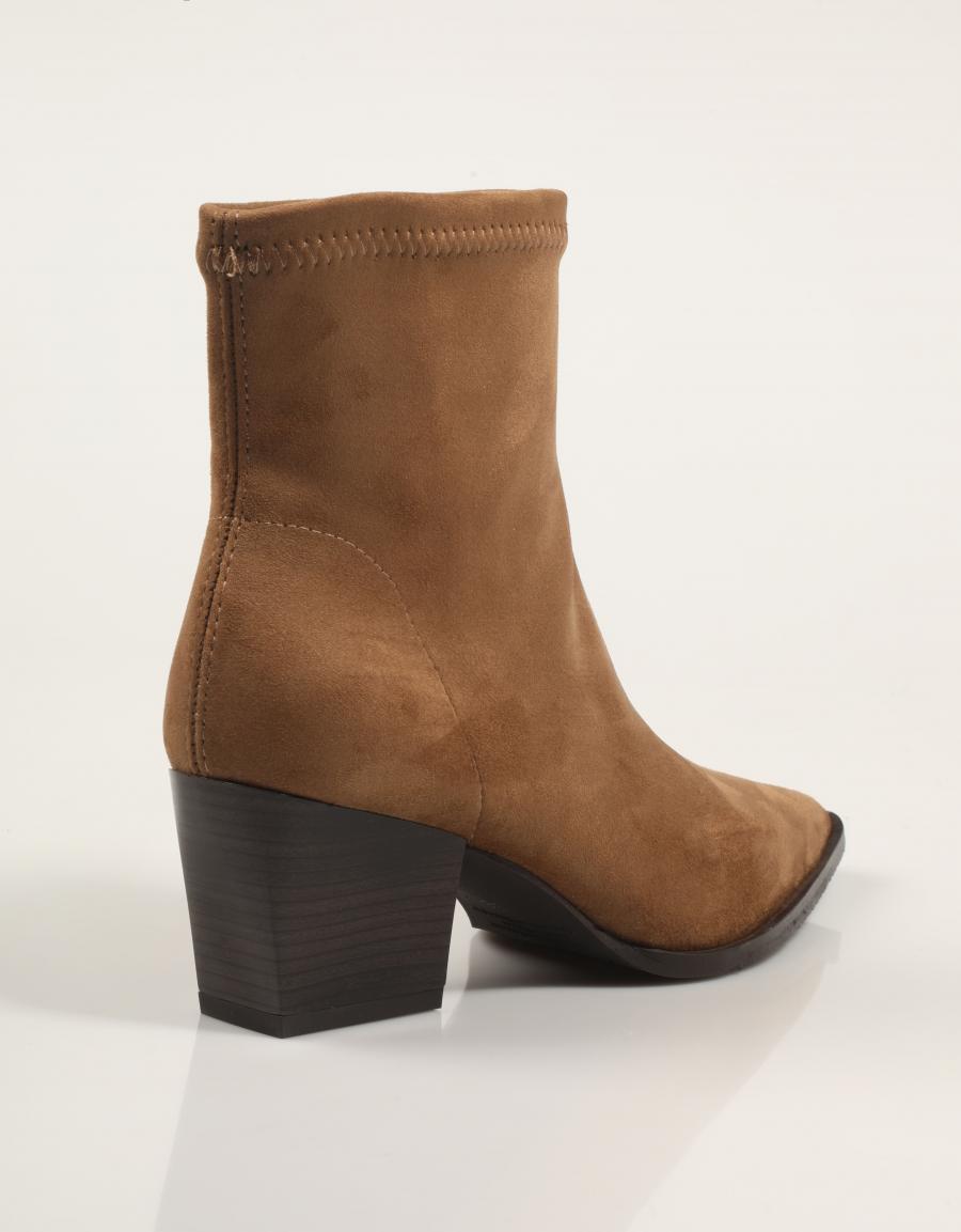 BOTINES MISS ELASTIC 078151 en color Cuero