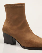 BOTINES MISS ELASTIC 078151 en color Cuero