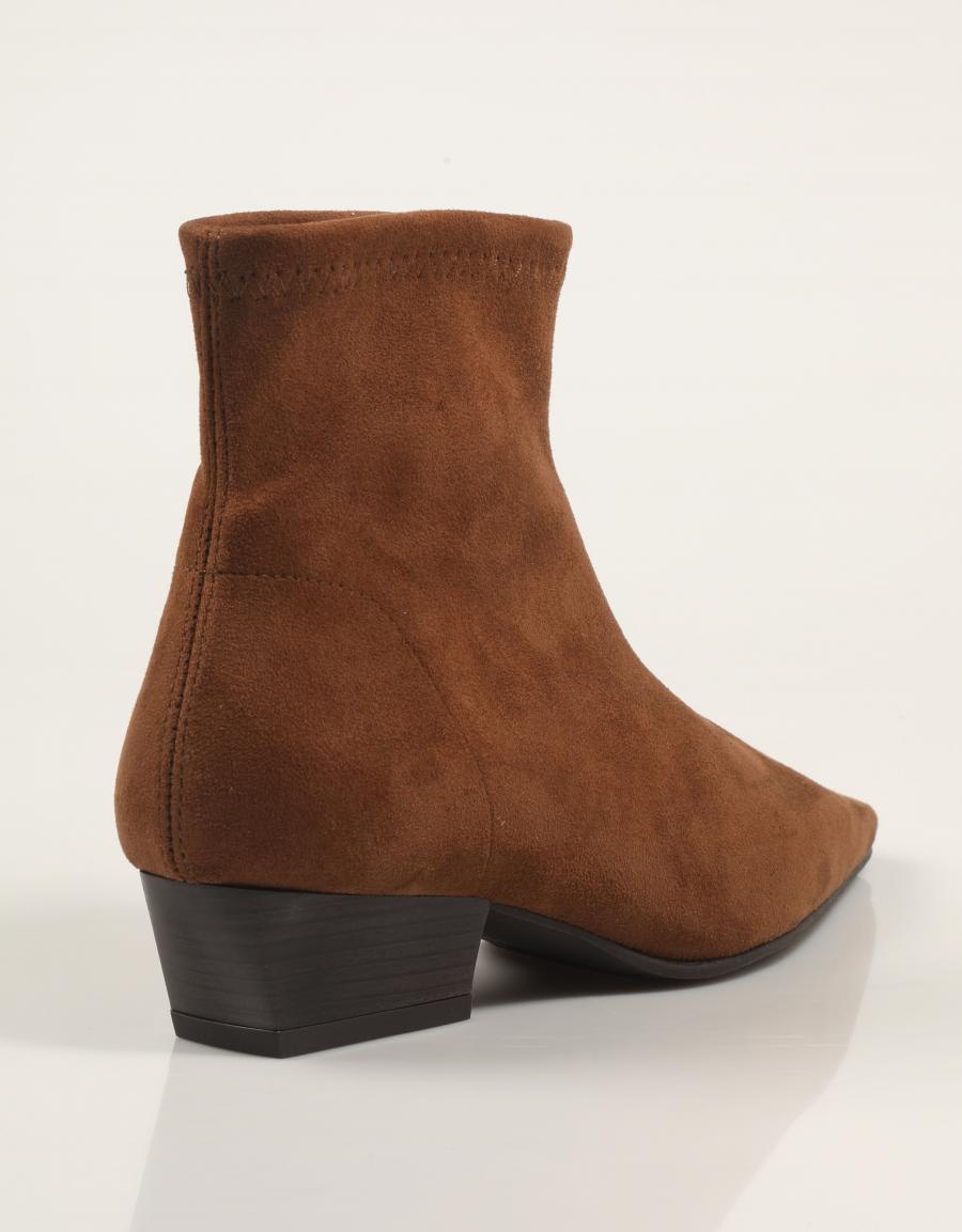 BOTINES MISS ELASTIC 078055 en color Cuero