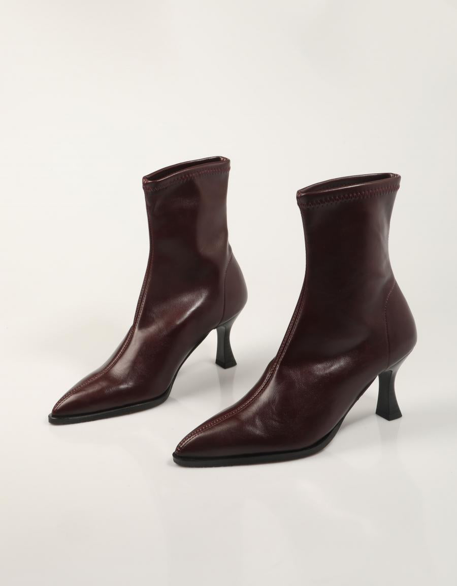 BOTINES MISS ELASTIC 78039 en color Burdeos