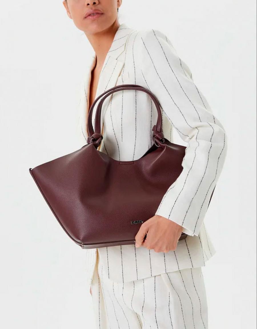 BOLSO DKNY PAULA MD TOTE R42BAE49 en color Burdeos