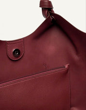 BOLSO DKNY PAULA MD TOTE R42BAE49 en color Burdeos