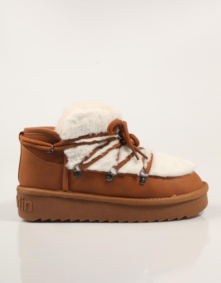 BOTINES D FRANKLIN DFSH 370011 en color Cuero